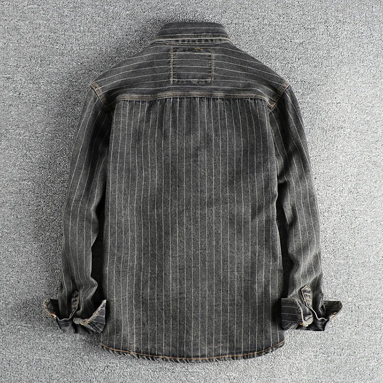 Herren Freizeithemd Anthrazit Modern Grau