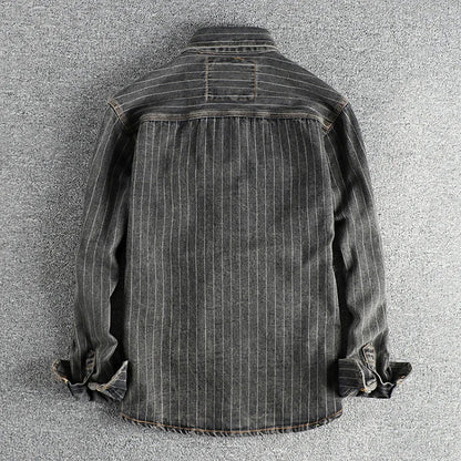 Herren Freizeithemd Anthrazit Modern Grau
