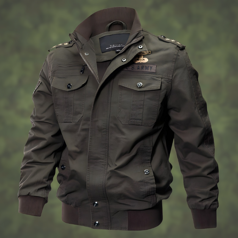 Nicholas Military Bomber Jacket