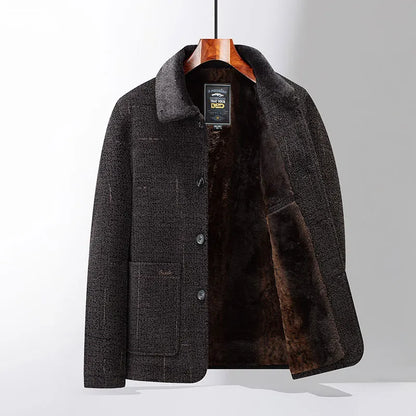 Herren Wollmantel Klassisch Elegant Warm - BerlinGlamour