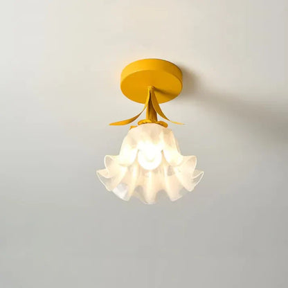 Mini Deckenleuchte Blumenmuster Modern Dimmbar