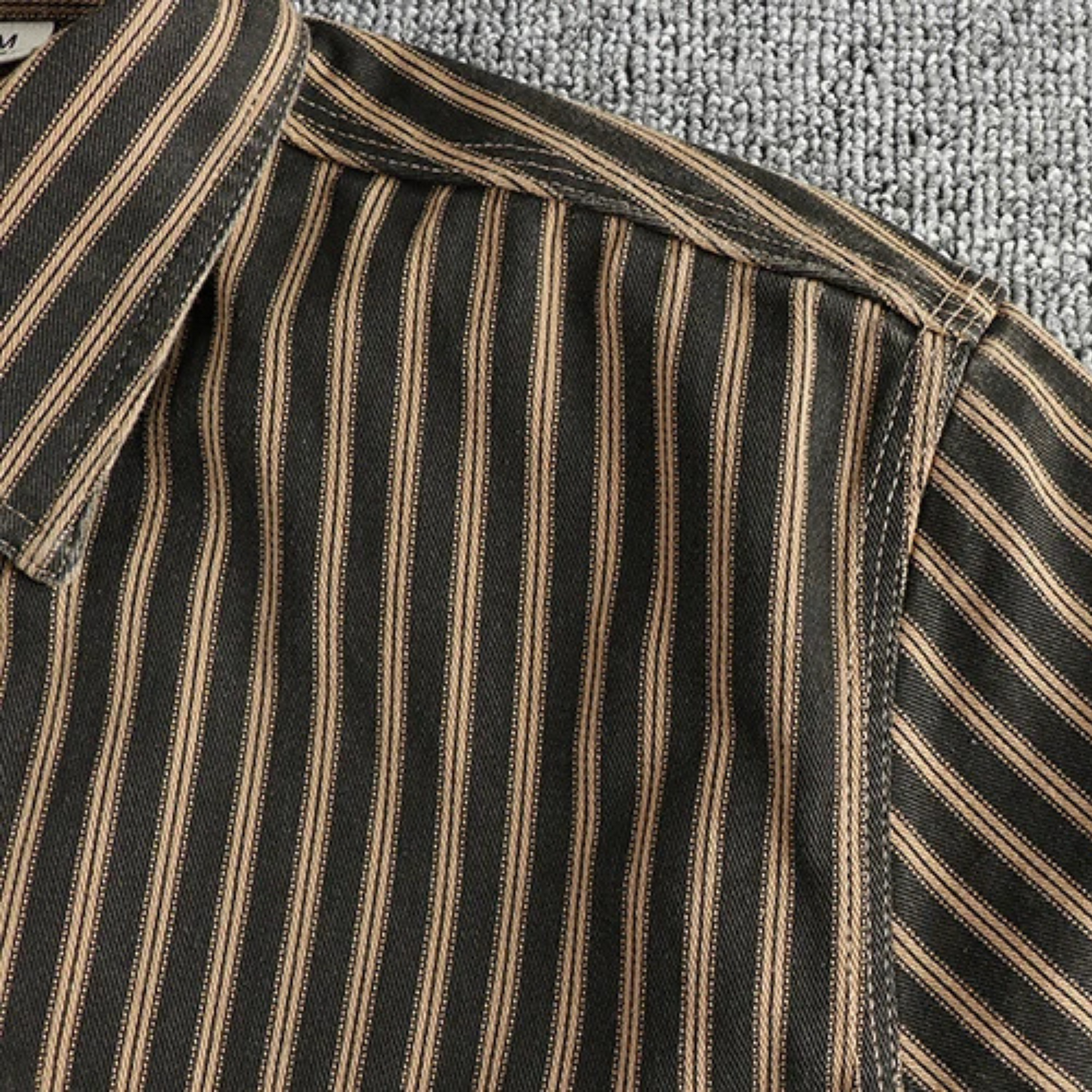 Herren Hemd Utility Style Baumwolle