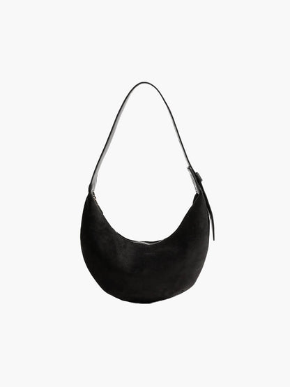 Ledertasche Halbmond Schuhe Wildleder Frauen