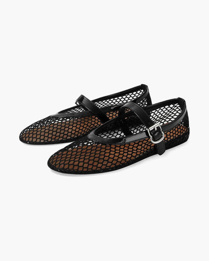 Mesh Ballerinas Damen Schuhe Atmungsaktiv