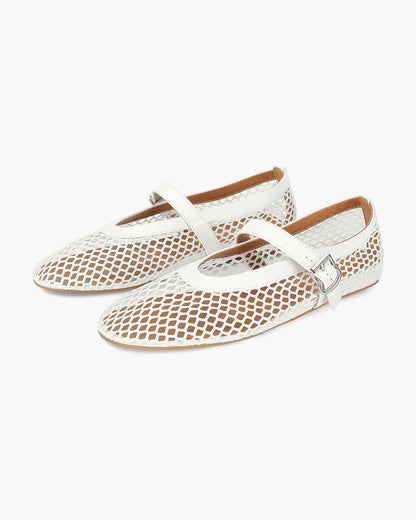 Mesh Ballerinas Damen Schuhe Atmungsaktiv