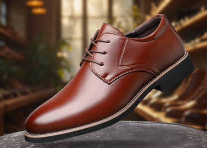 Herren Business Schuhe Elegant Lederschuhe Schwarz