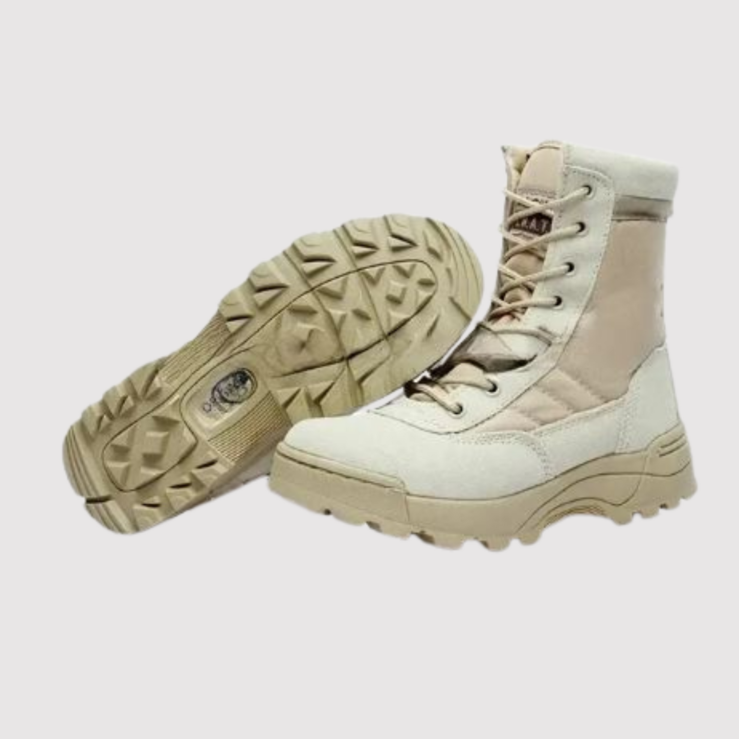 Militärstiefel Heidi Stil Schwarz