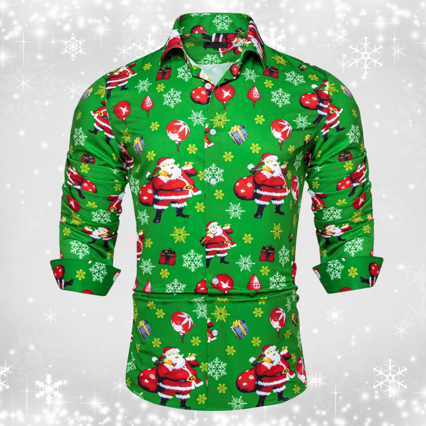 BerlinGlamour Weihnachts-Shirt mit Grafikdruck