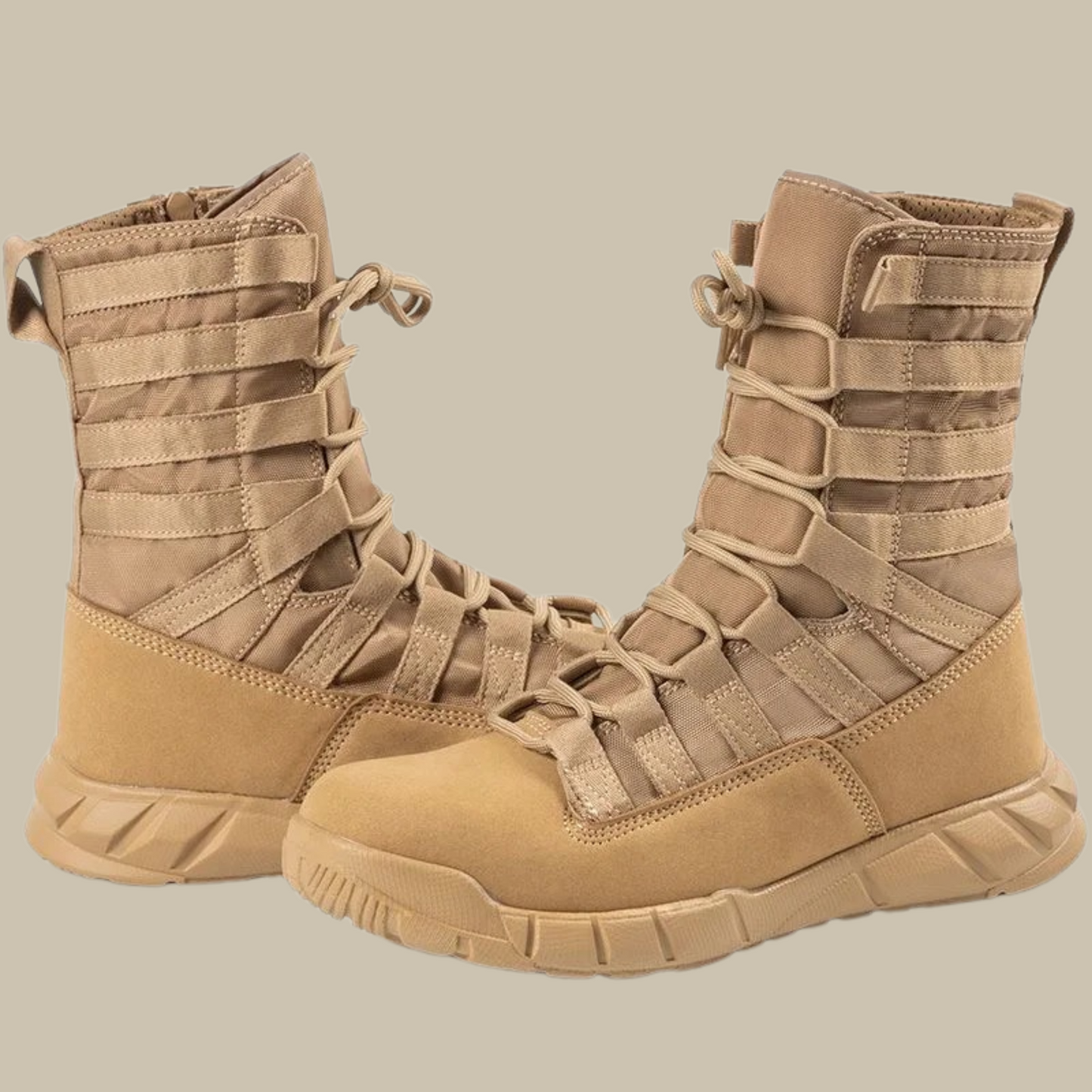 Taktische Kampfstiefel Militärstil Schwarz