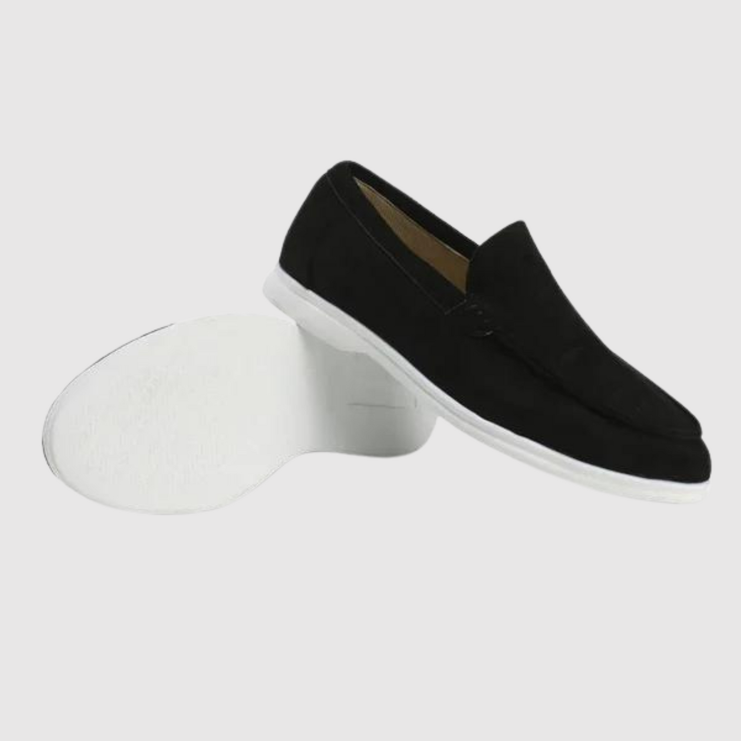 Herren Loafer Schuhe Wildleder Braun Elegant