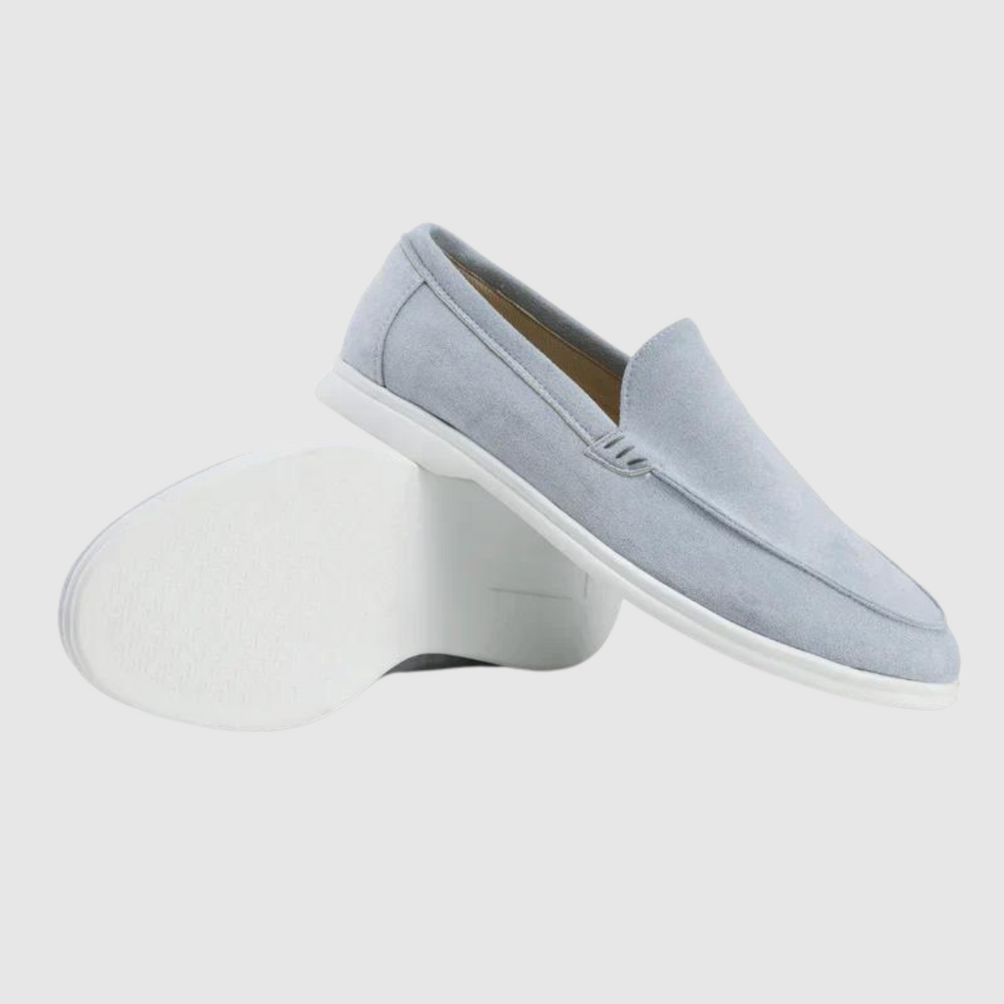 Herren Loafer Schuhe Wildleder Braun Elegant