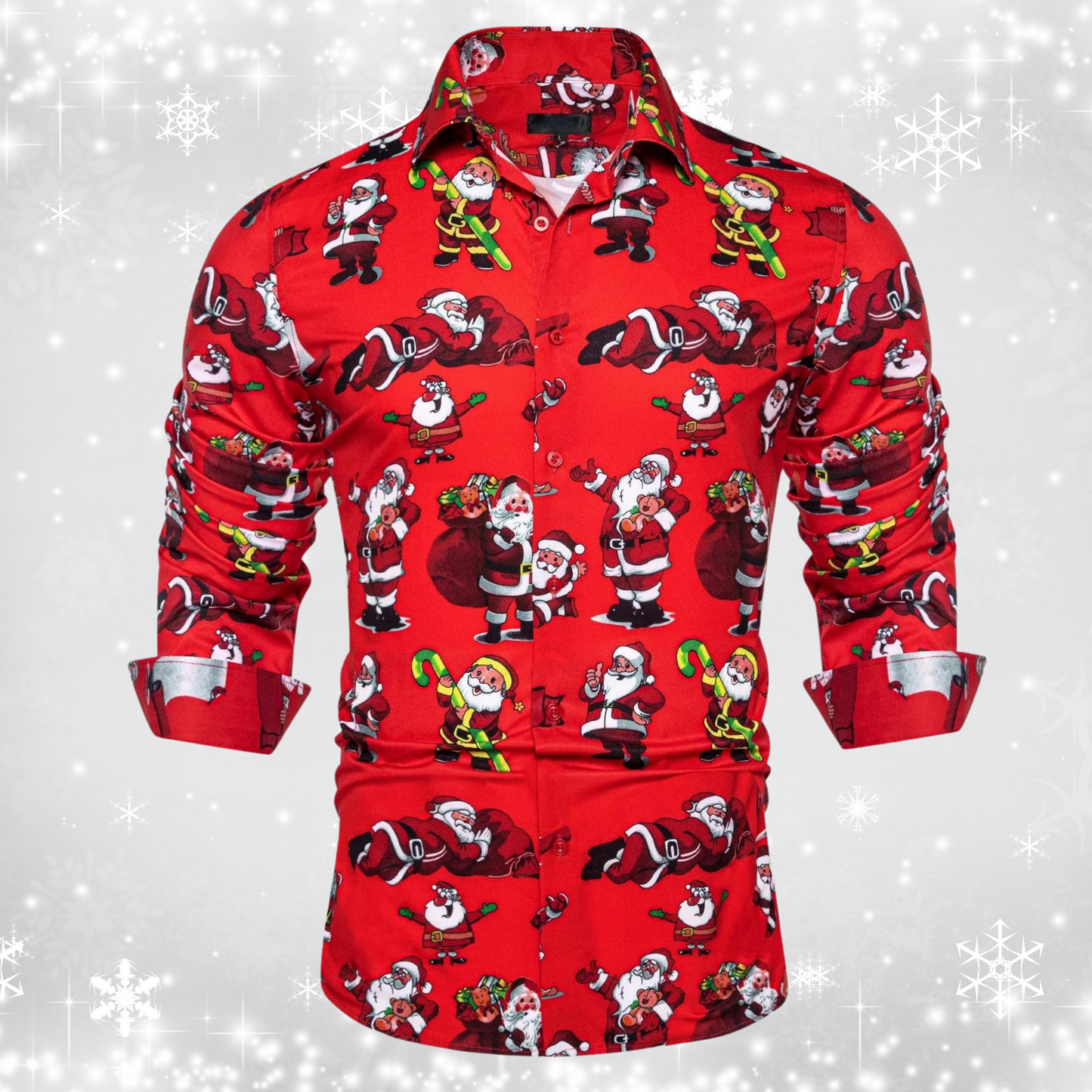BerlinGlamour Weihnachts-Shirt mit Grafikdruck
