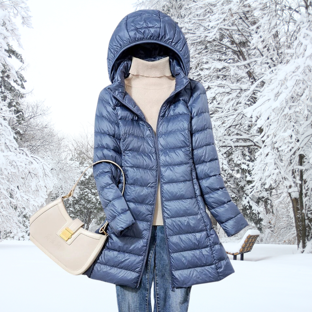 Leichte Daunenjacke Damen Ultralight Warm