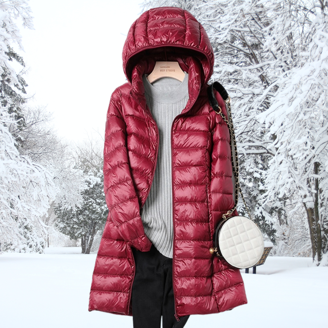 Leichte Daunenjacke Damen Ultralight Warm
