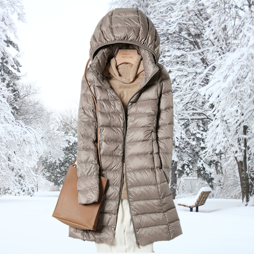 Leichte Daunenjacke Damen Ultralight Warm - BerlinGlamour