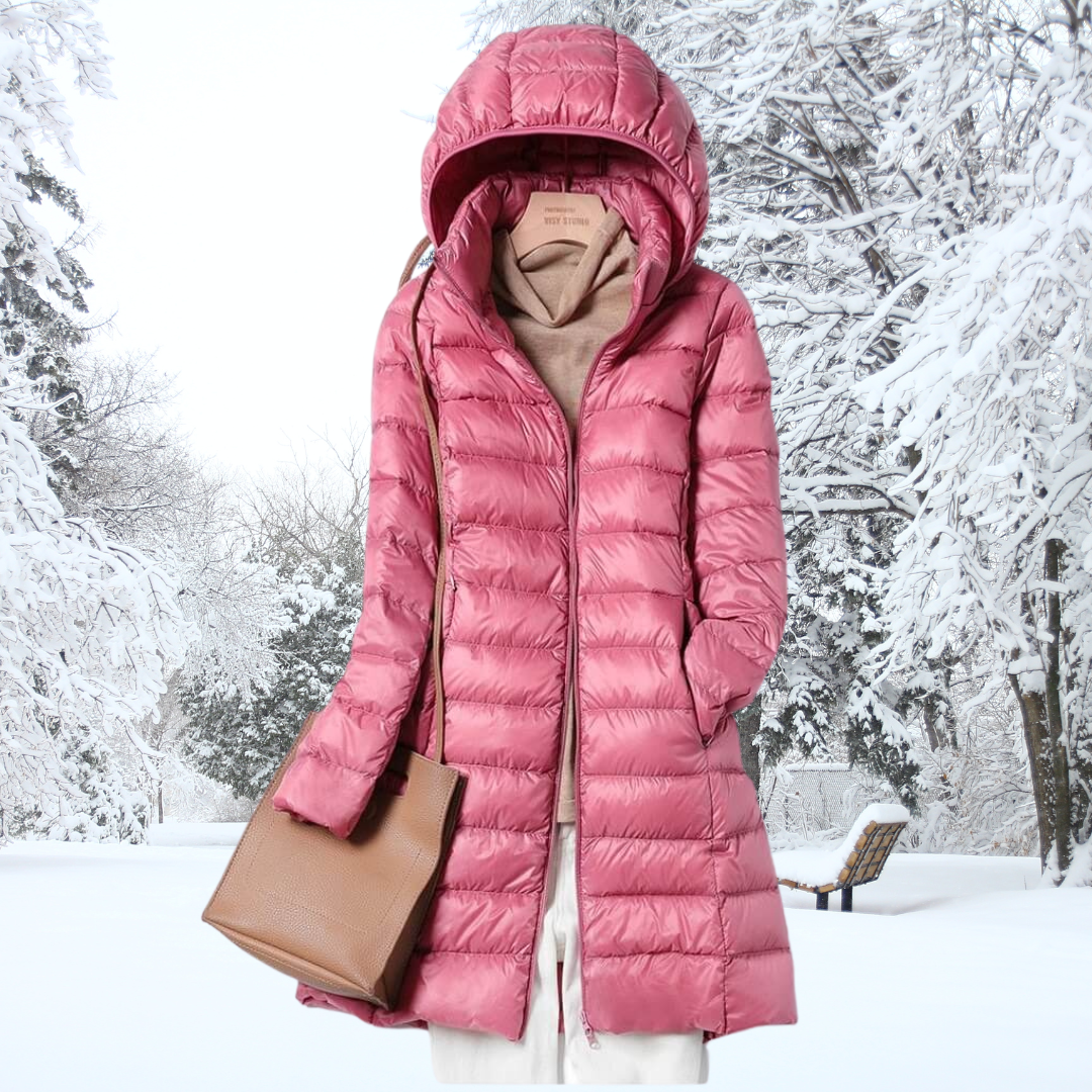 Leichte Daunenjacke Damen Ultralight Warm