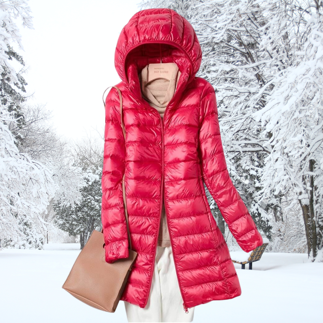 Leichte Daunenjacke Damen Ultralight Warm