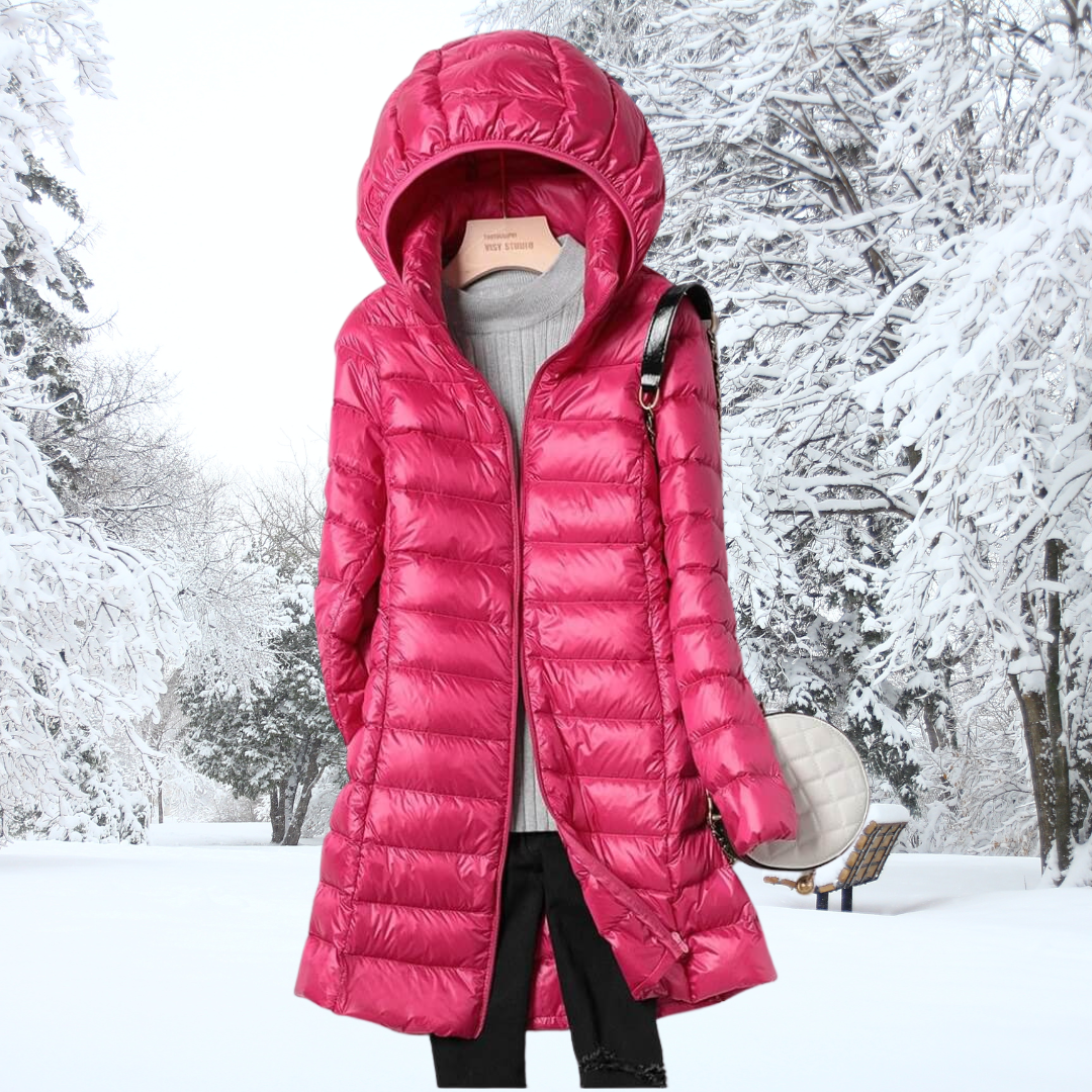 Leichte Daunenjacke Damen Ultralight Warm