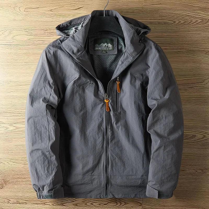 Wasserdichte Herren Outdoorjacke Atmungsaktiv