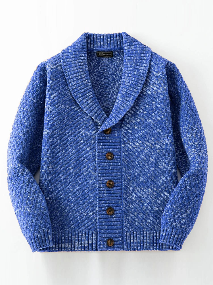 Herren Strickpullover Retro Chic mit V-Ausschnitt - BerlinGlamour