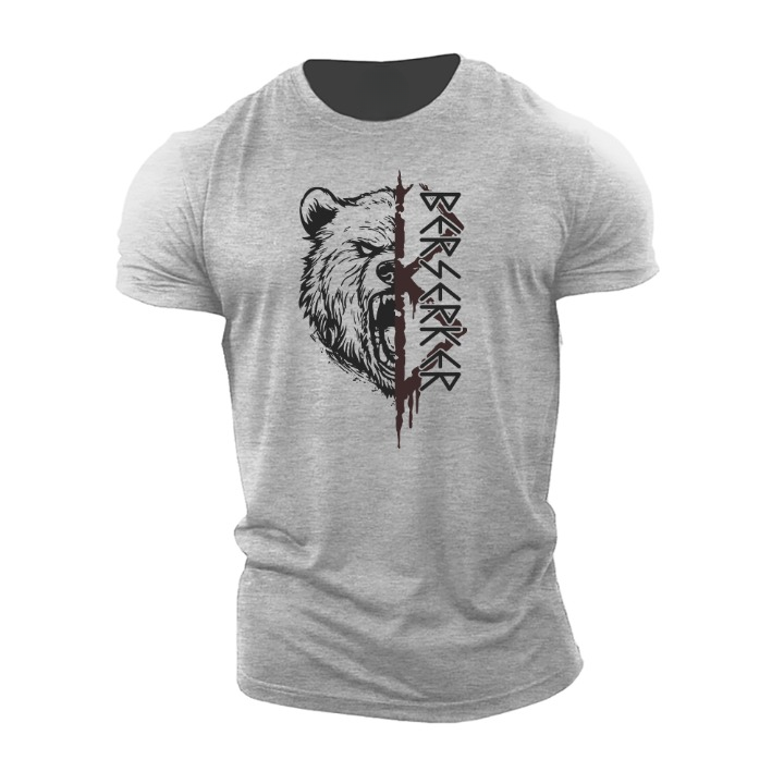 Herren T-Shirt Kurzarm Baumwolle Leicht Modern