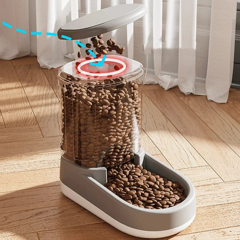 Automatischer Tierfutterspender 3,8L mit Schwerkraft