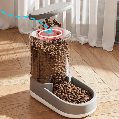 Automatischer Tierfutterspender 3,8L mit Schwerkraft