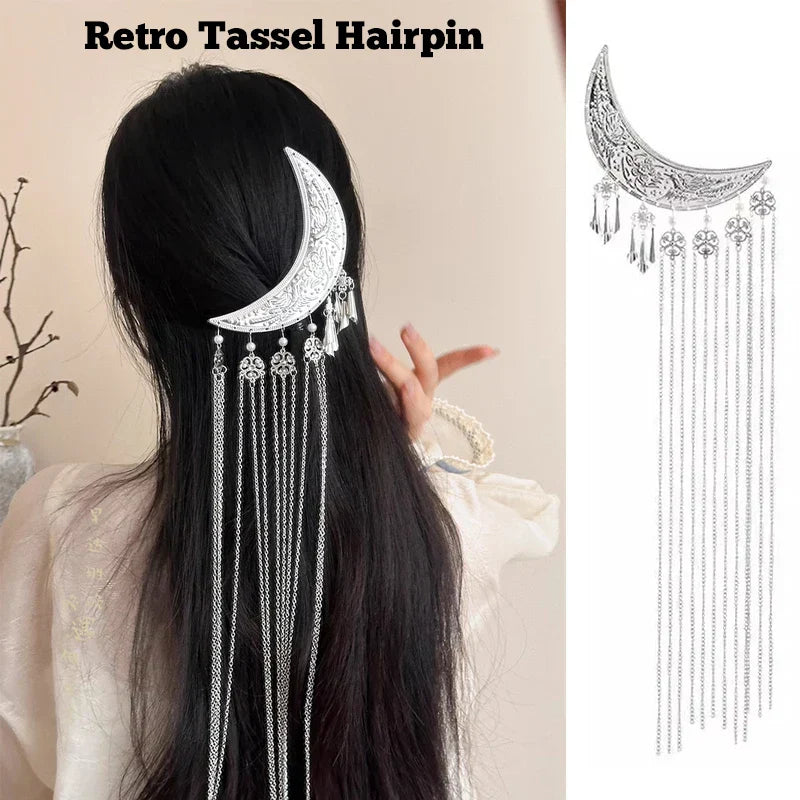 Mondform Haarklammer Mystic Glitzer