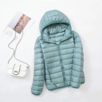 Daunenjacke Wendejacke Warm Damen