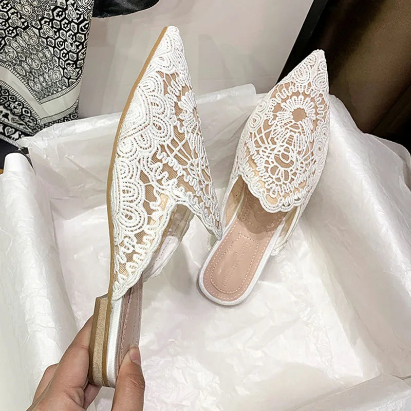 Stilvolle Damen Mules Schuhe High Heel - BerlinGlamour