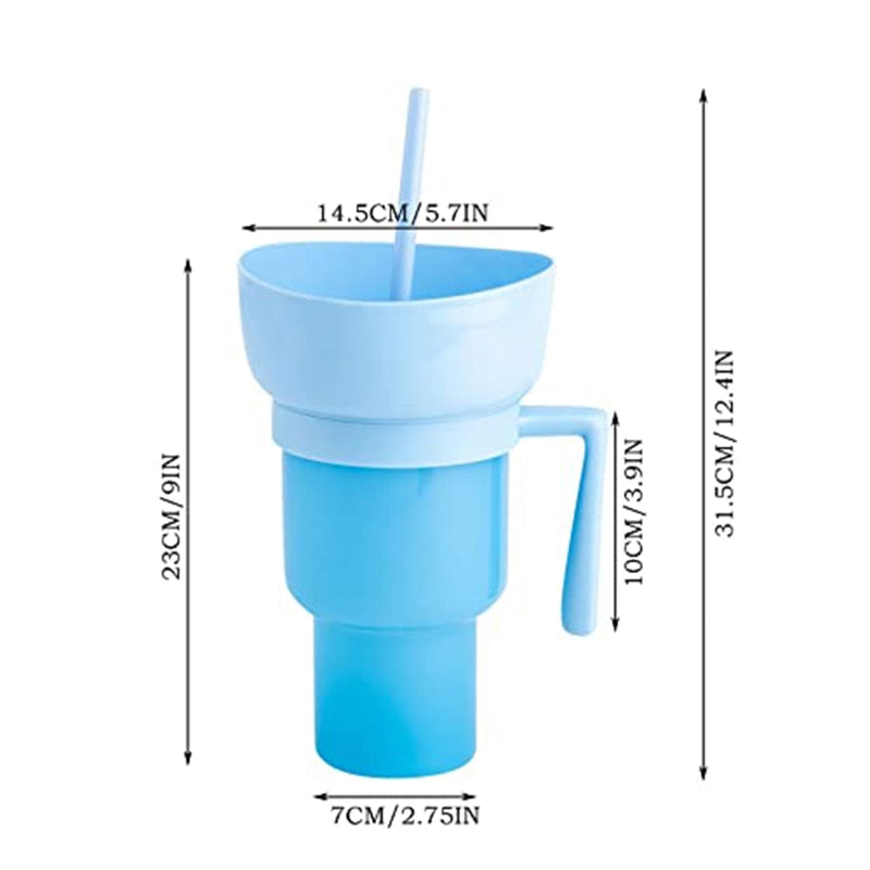2in1 Trinkbecher Snackhalter Praktisch