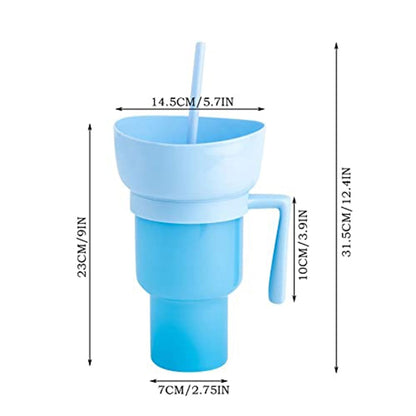 2in1 Trinkbecher Snackhalter Praktisch