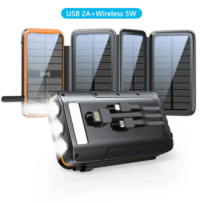 Powerbank 43800mAh Solar Outdoor Reisen Schnellladung - BerlinGlamour