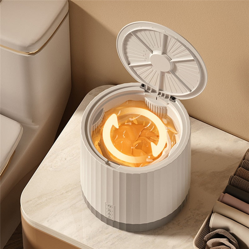 Kleine Waschmaschine Tragbar Rotierend 4L Compact