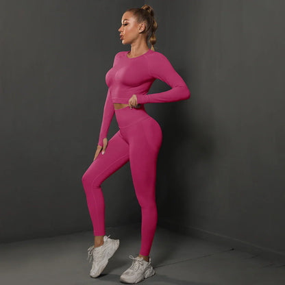 Damen Sportset Nahtlos Komfortabel Modern