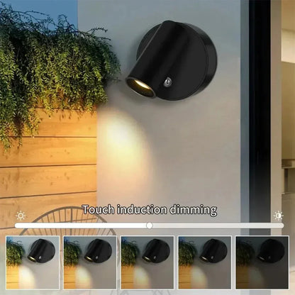 Magnetische LED Wandlampe Kabellos Wiederaufladbar Dimmbar