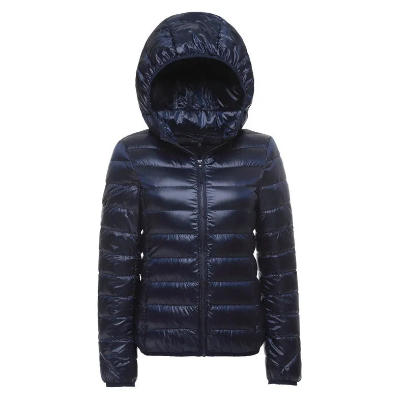 Leichte Steppjacke mit Kapuze für Damen und Herren
