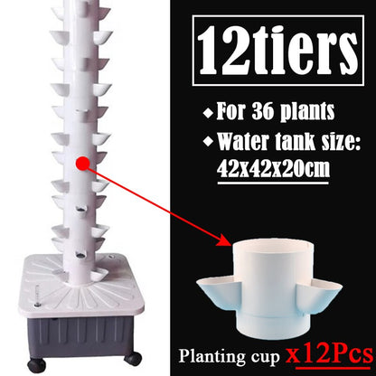Vertikales Hydroponik Set für Zuhause Indoor Gartenanlage