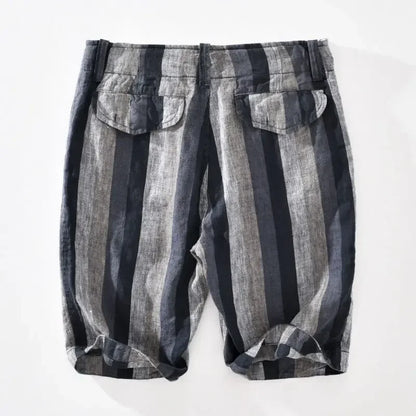 Herren Leinen-Shorts Bequem Leicht Sommer - BerlinGlamour