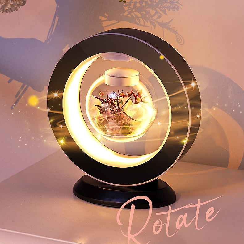 Schwebende Blumenlampe Romantisch Magnetisch Led - BerlinGlamour