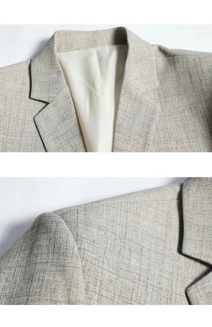 Herrenblazer Eleganter Schlank Slim Fit