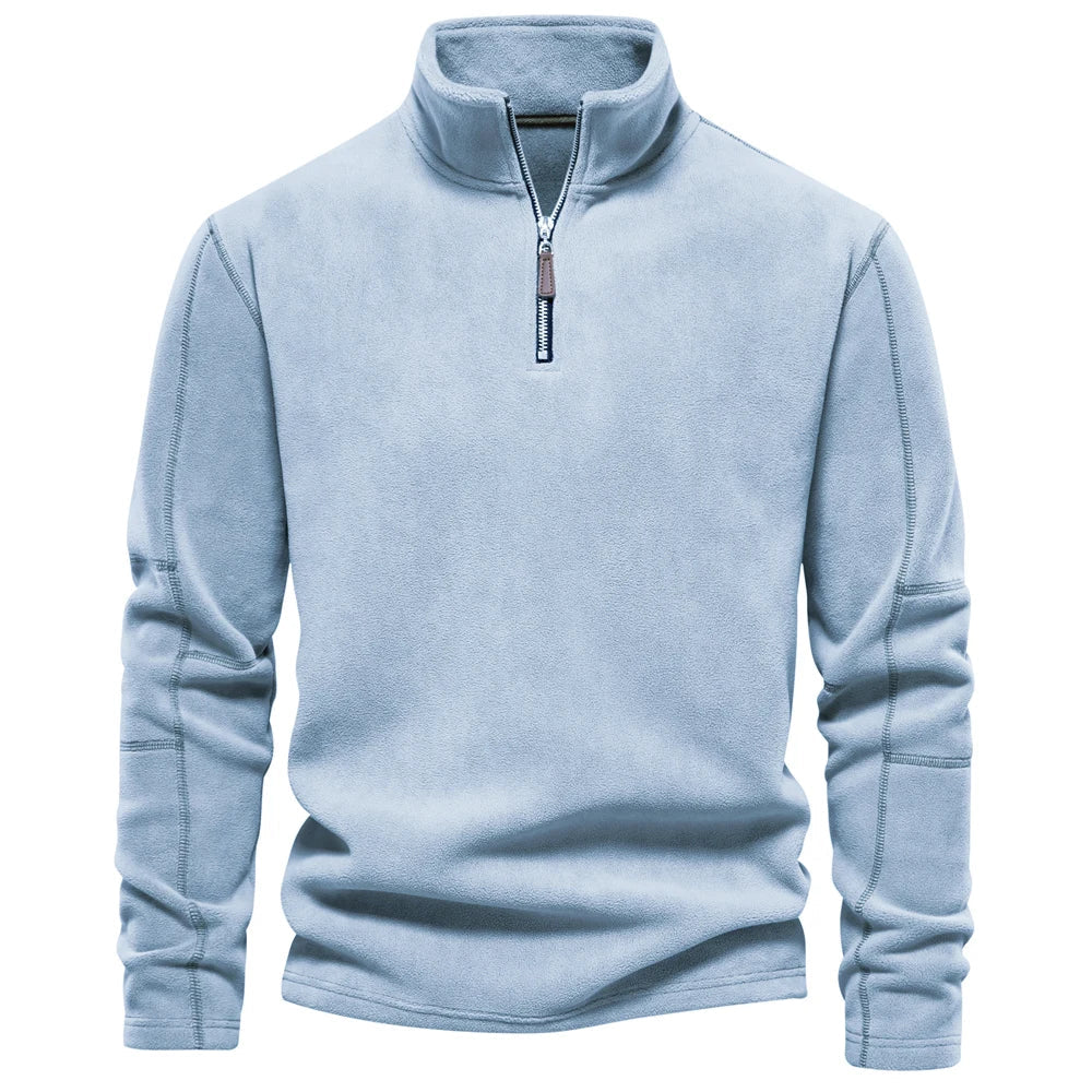Fleece Rollkragenpullover Warm Modern