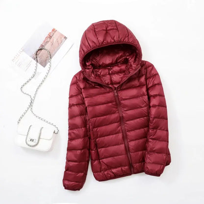Daunenjacke Wendejacke Warm Damen