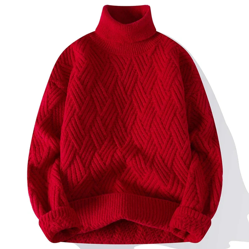 Herrenpullover Elegantes Strickdesign Modern