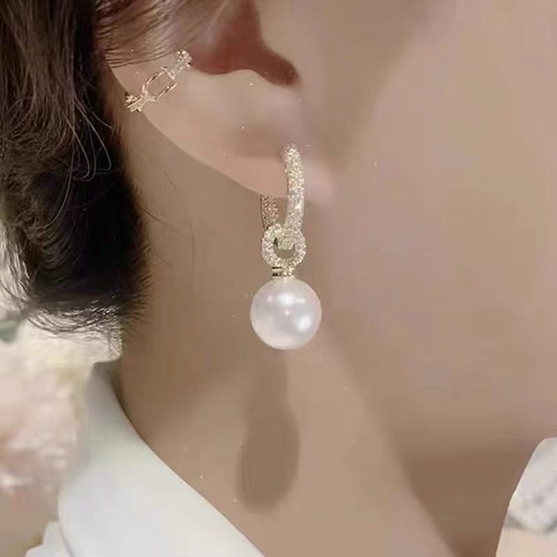 Elegante Ohrringe Sphere Love Glitzernd Damen