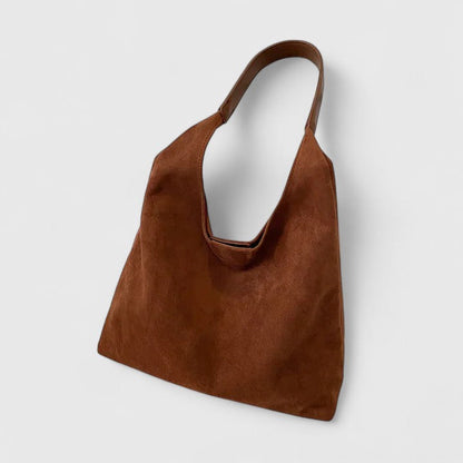 Elegante Damen Schultertasche Minimalistisch Schwarz