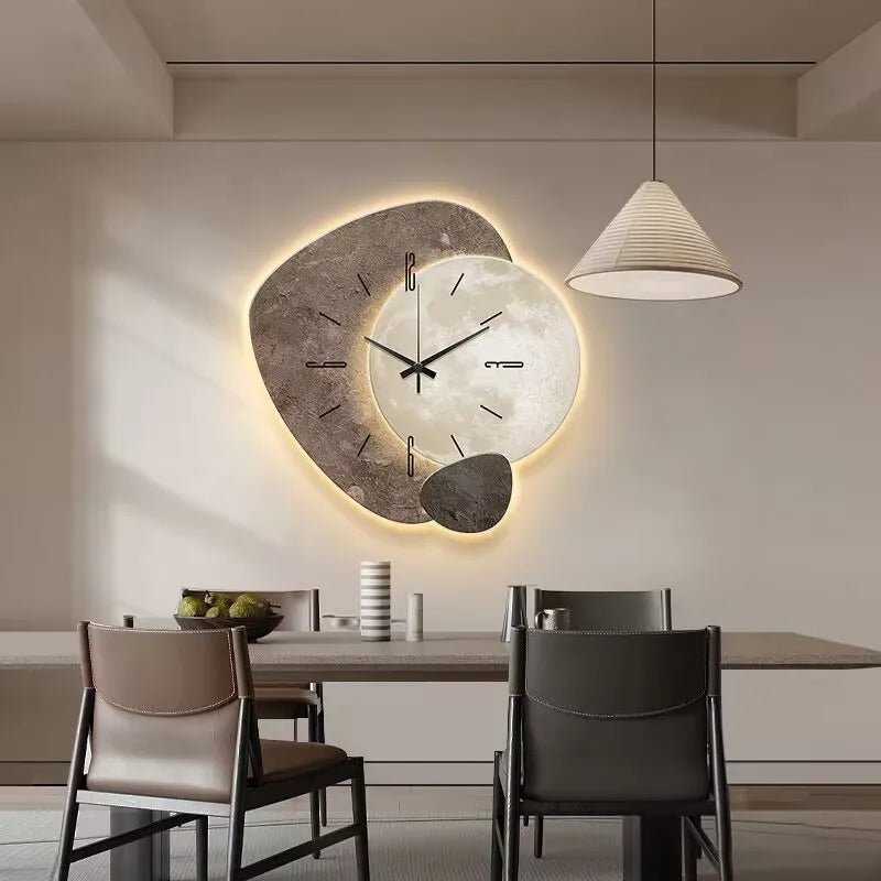 Skandinavische Wanduhr Modern Minimalistisch Weiss - BerlinGlamour