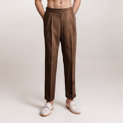 Herrenhose Kaffee Braun Slim Fit - BerlinGlamour