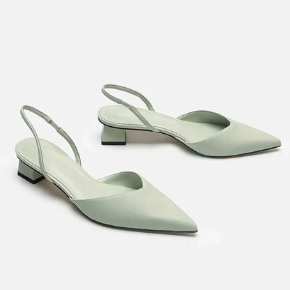 Izara Slingback Schuhe Spitz Absatz