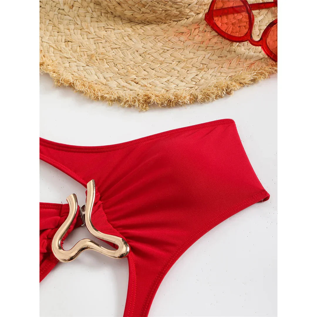 Bikini Monokini Sexy Damen Strand